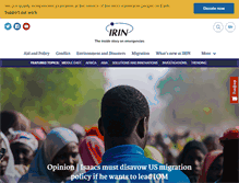 Tablet Screenshot of irinnews.org
